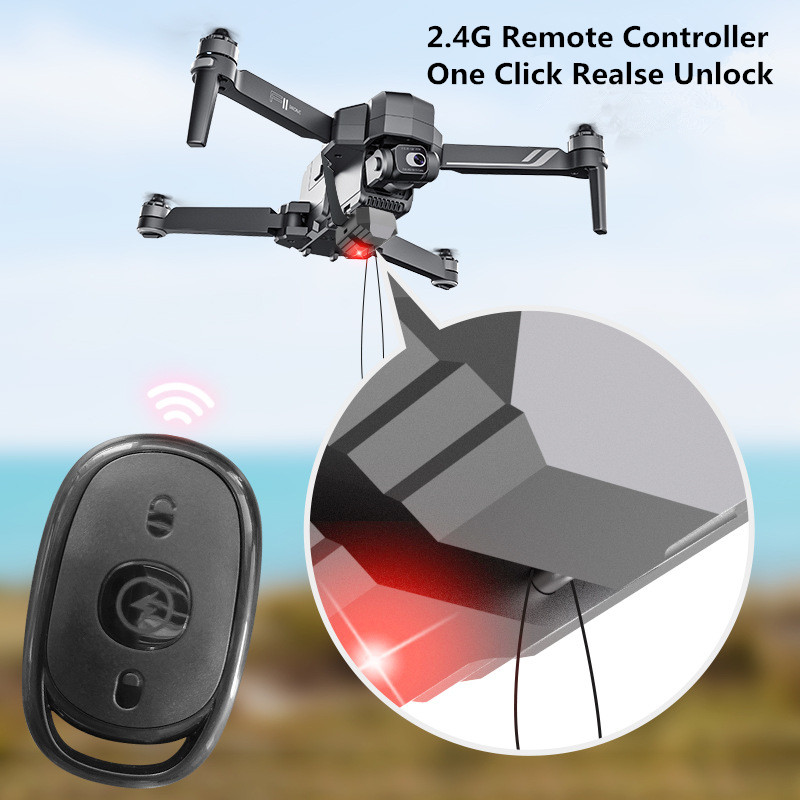 Drone Airdrop-systeem voor DJI - Drone Landing Gear recensie en prijs