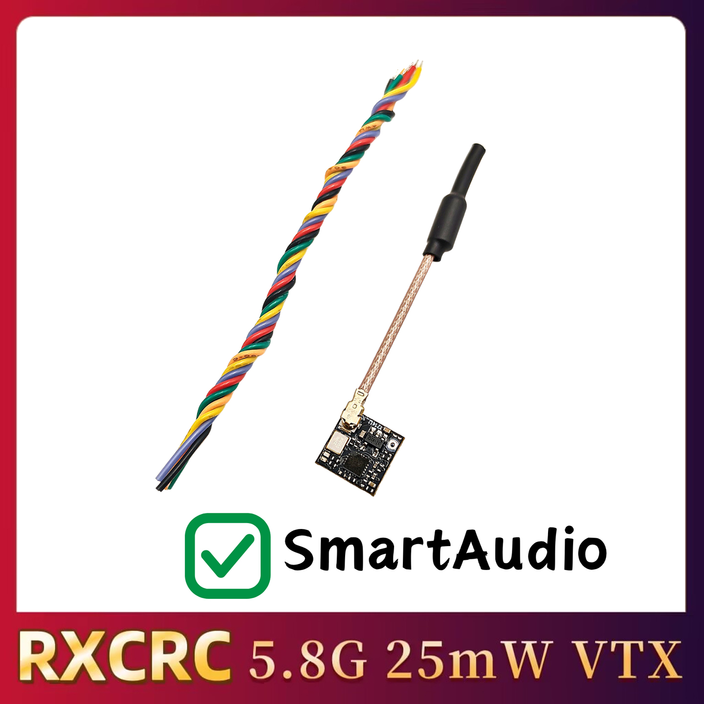 RXCRC 5.8GHz 48CH FPV 25mW ana - Drone Frame recensie en prijs